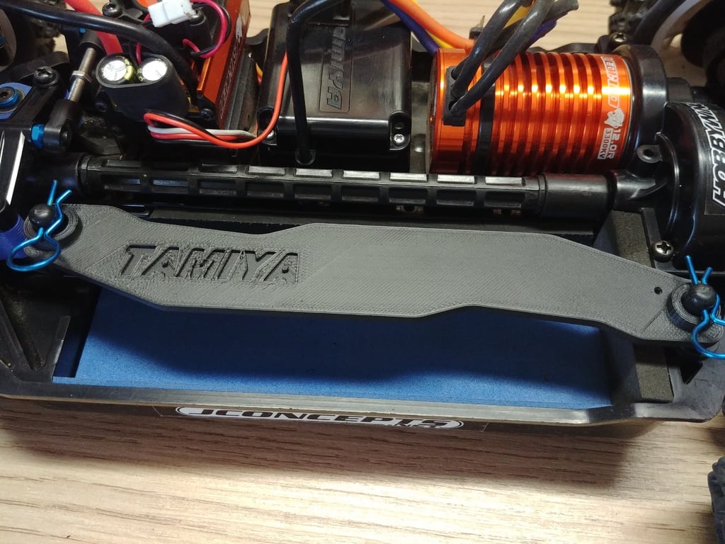 Tamiya tt02 battery plate