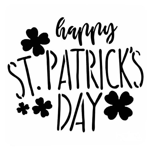 St. Patrick's Day stencil