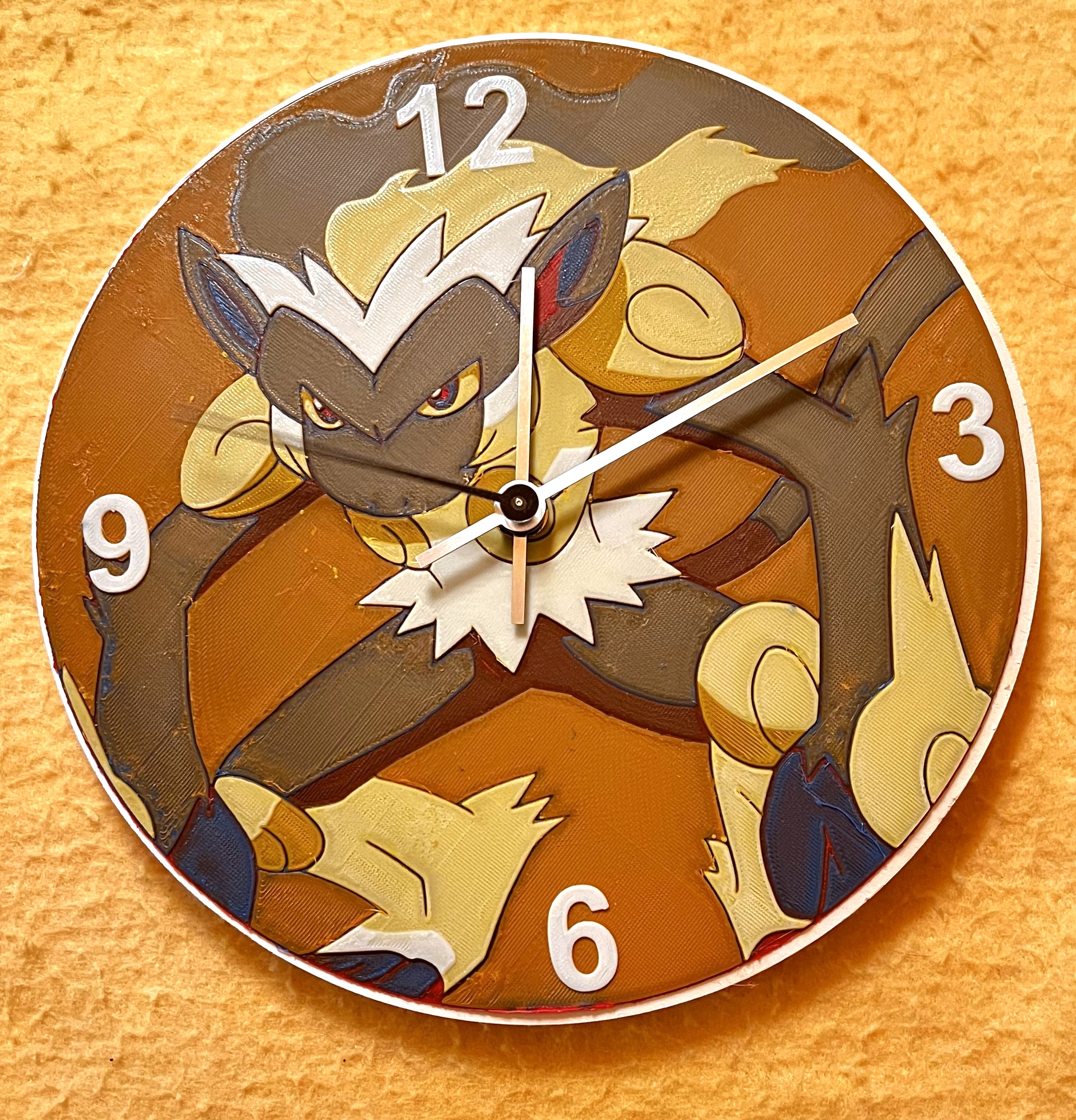Infernape Clock