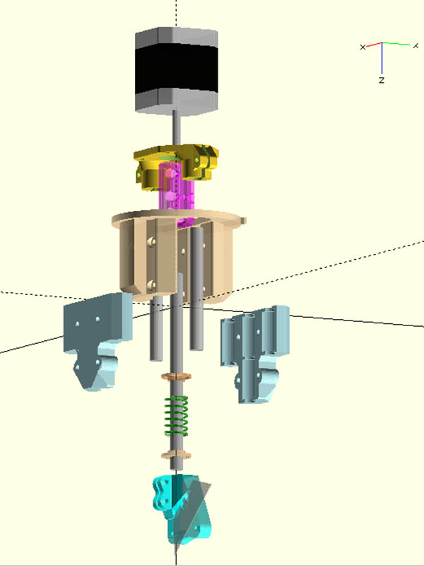MPCNC Tangential Knife Quick Mount Remix