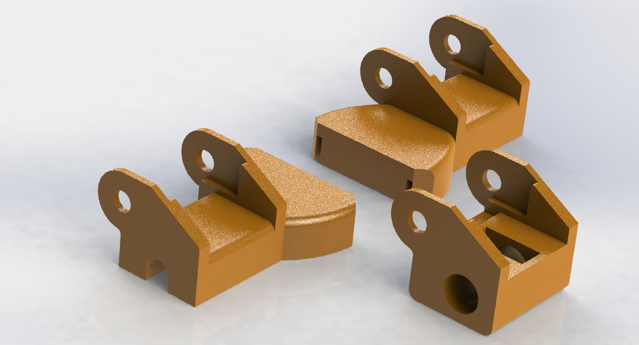 MPCNC - 20mmx10mm Towline cable drag chain fixation