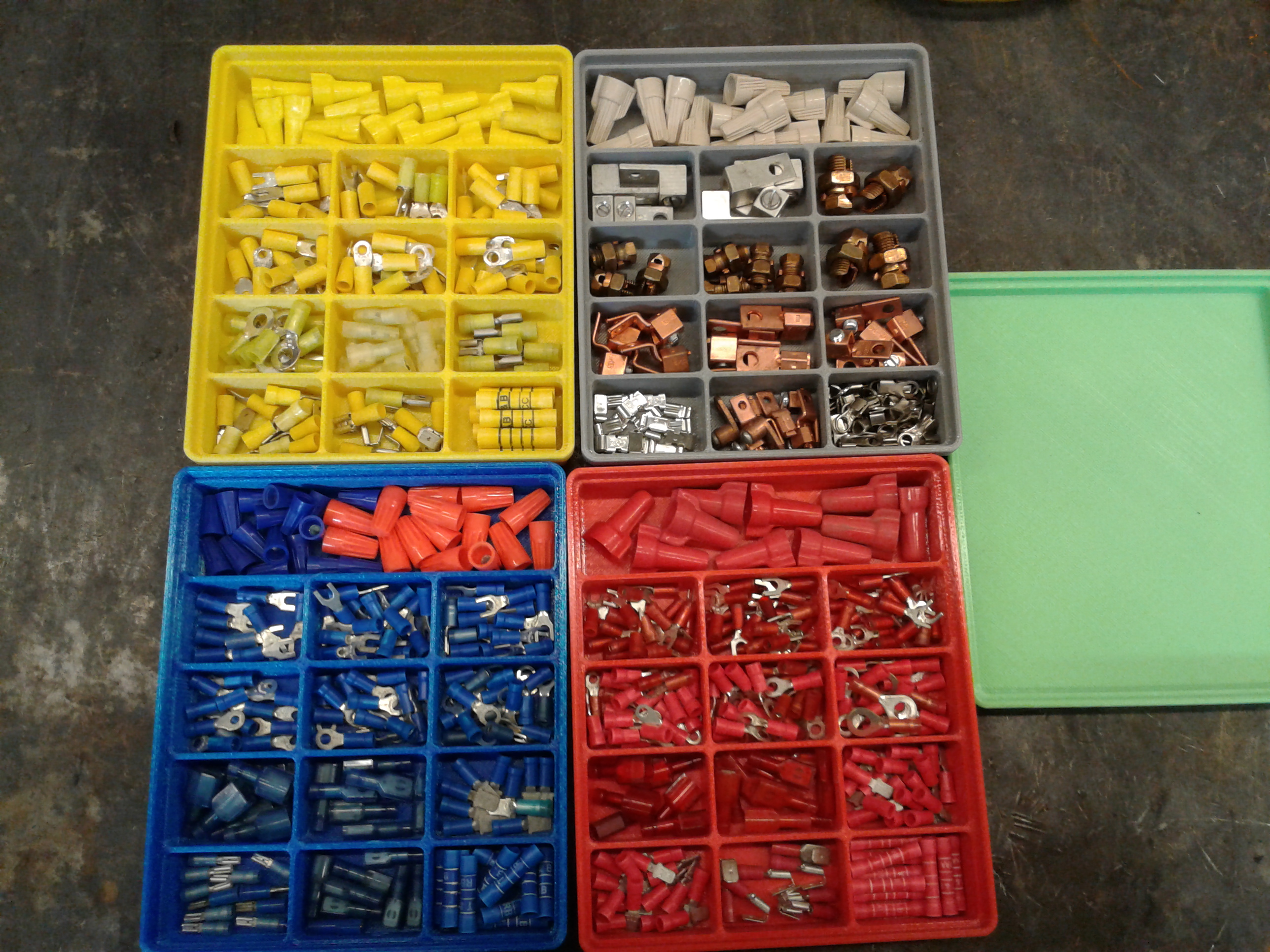 Stackable Parts Trays