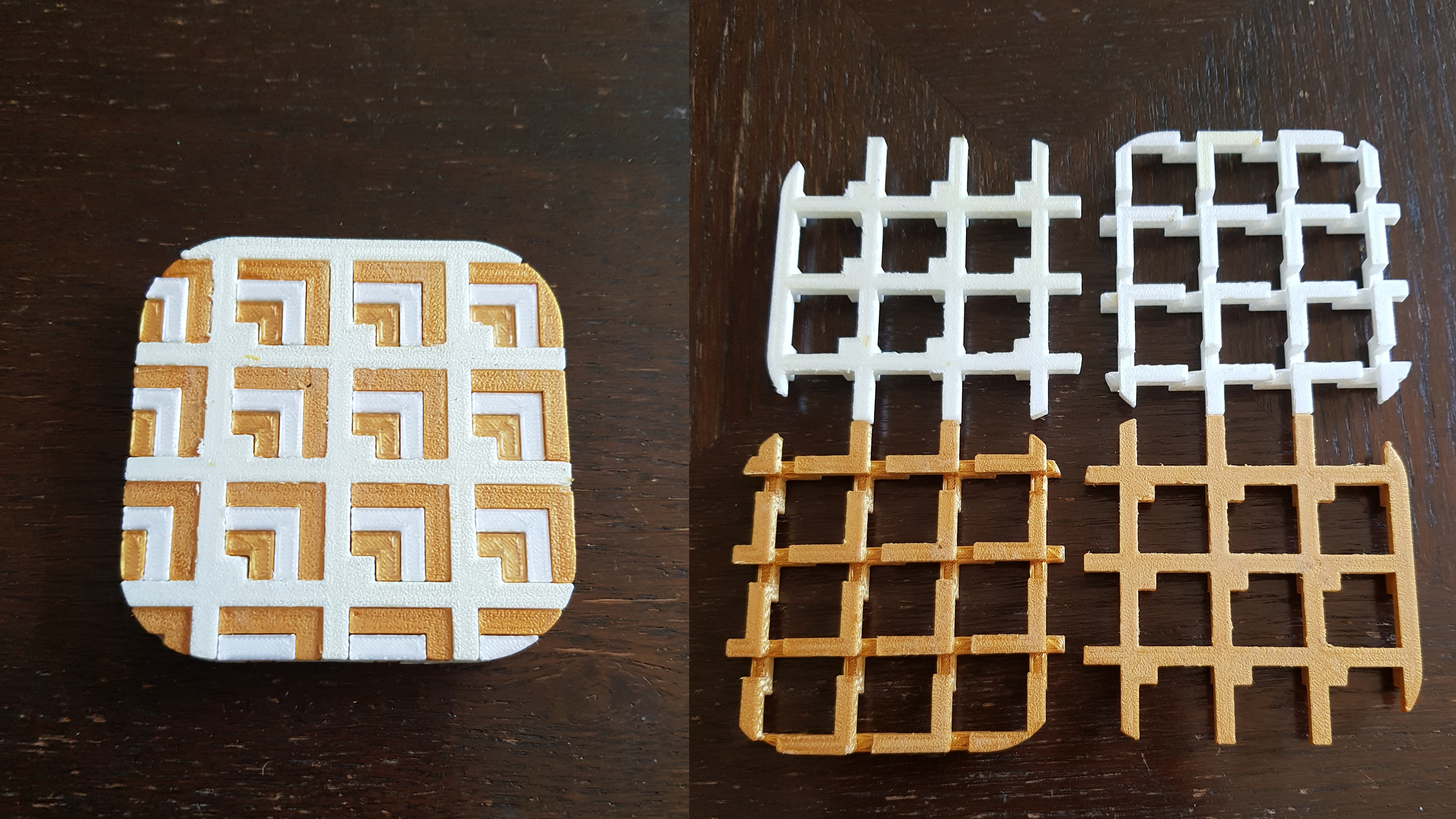 compact coasters 4 in 1