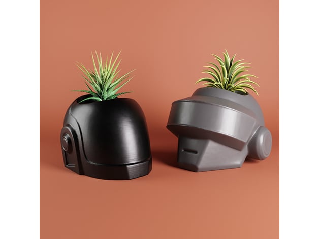Daft Punk Plant Pot