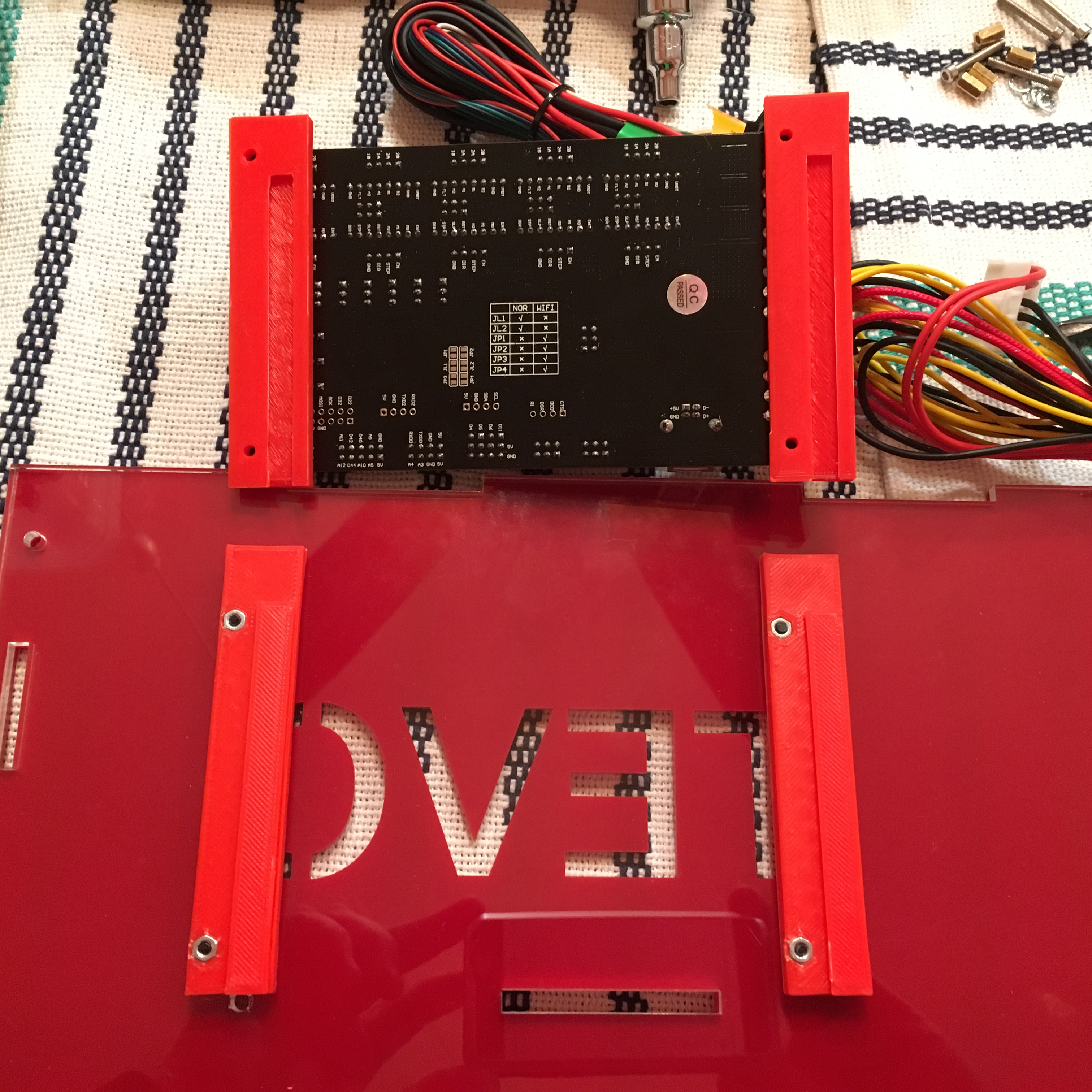 Tevo Black Widow - Control Board Mounts