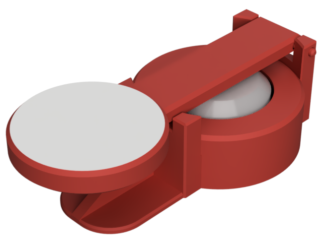Echo Button Mount with Lever Arm