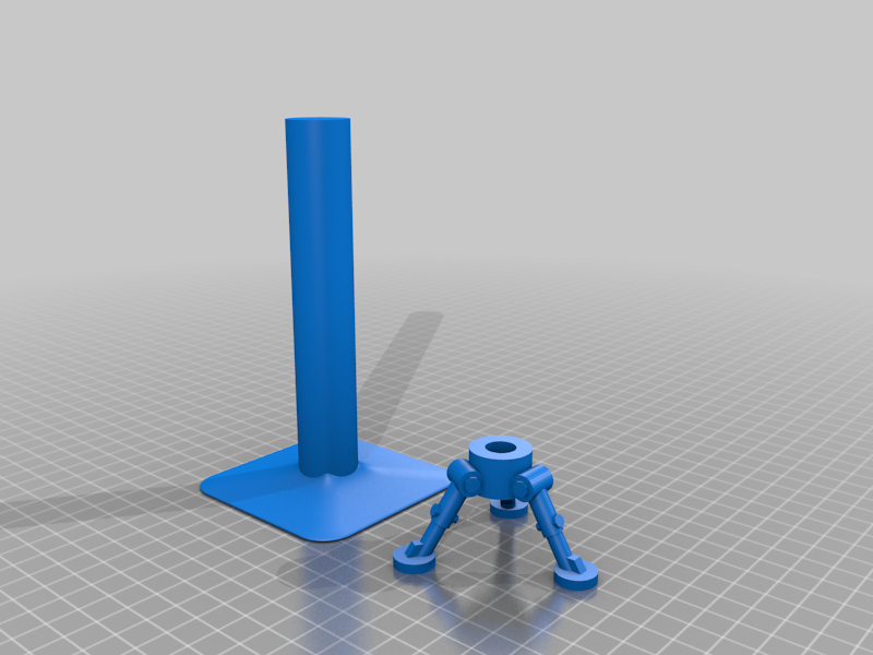 Display stand and inverted tripod