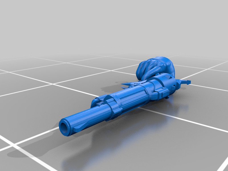 Spare Rations Hand Cannon for Kitbashing