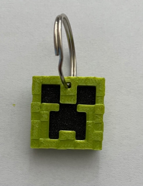 Minecraft Creeper Key Ring - 2 color