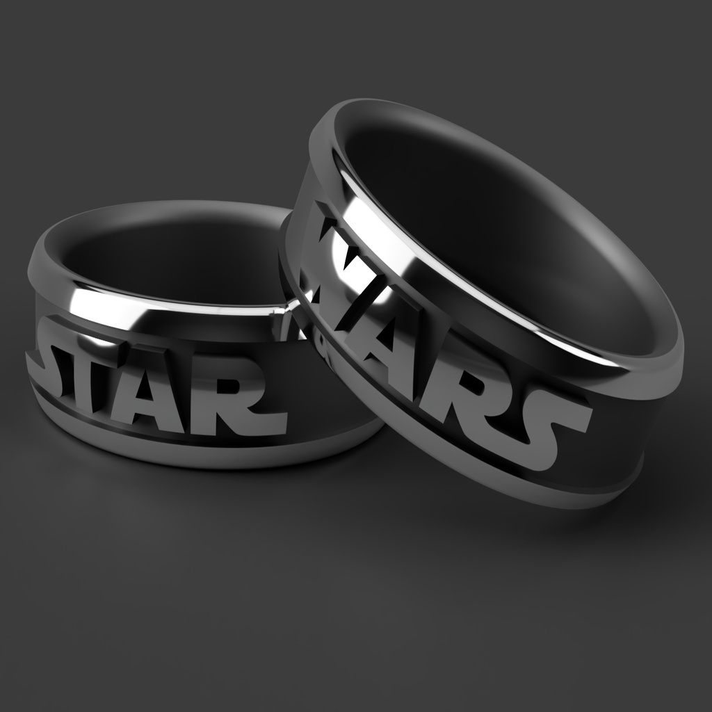 Star and Wars Ring diameter 15mm-30mm