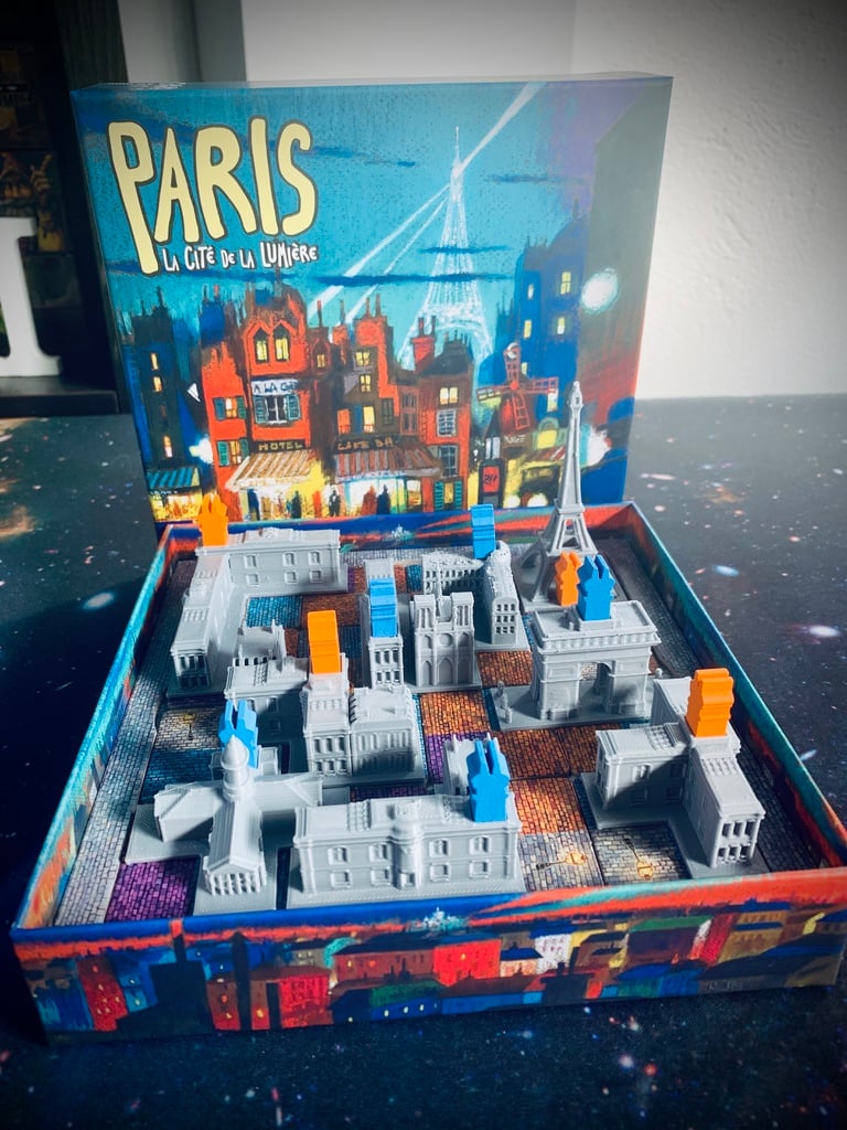 Paris: La cité de la lumière 3D buildings