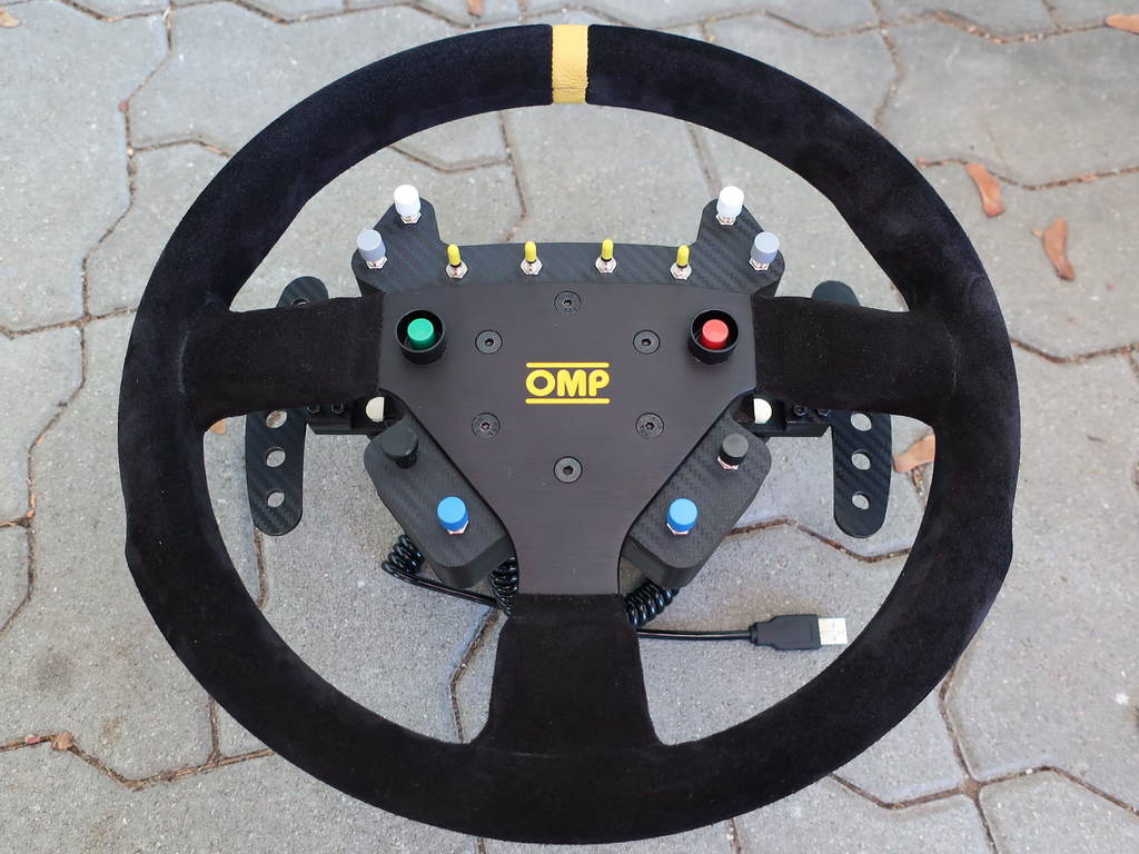 Steering Wheel - Button Plate - OMP 320