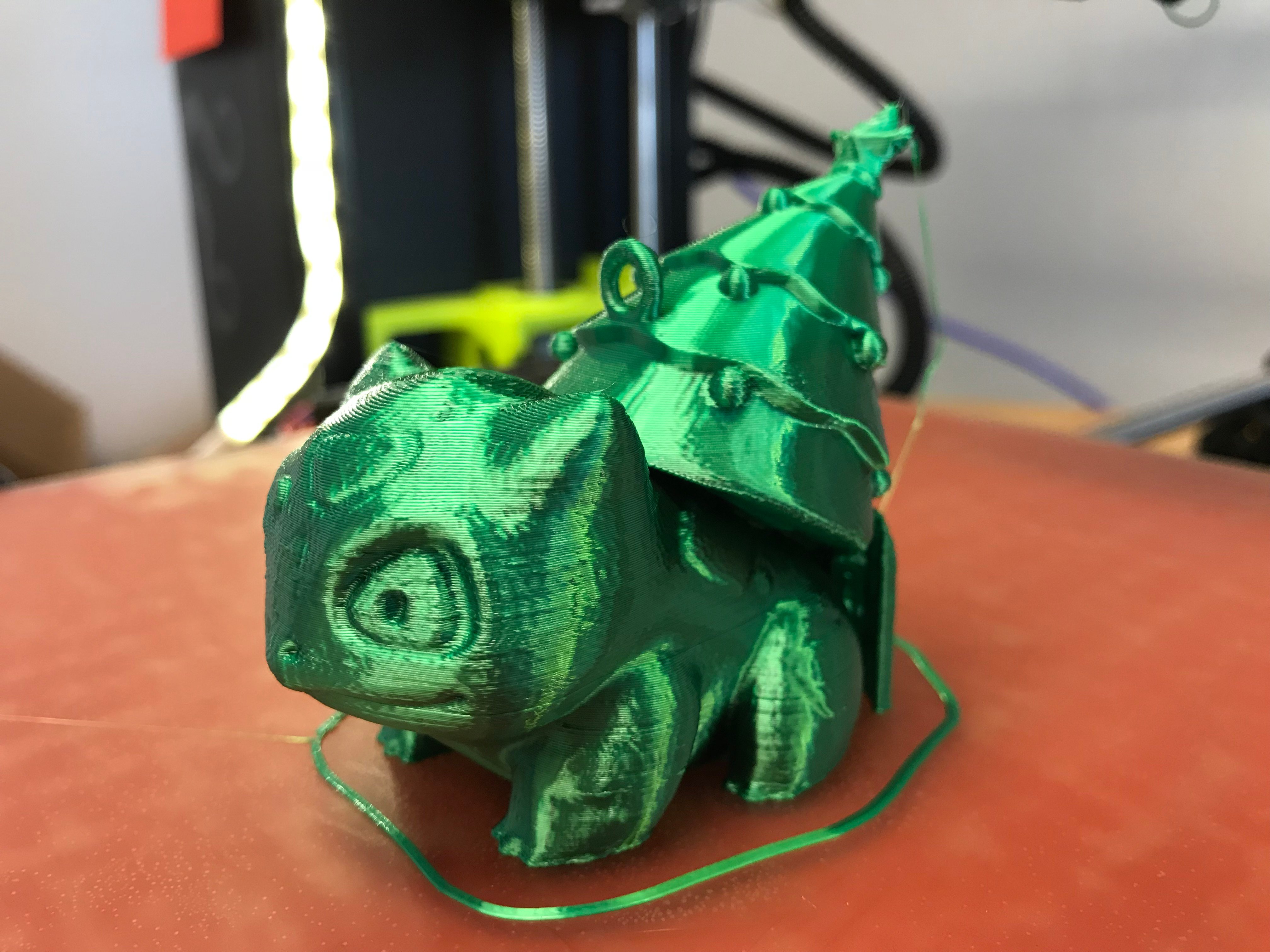Christmas Bulbasaur Ornament