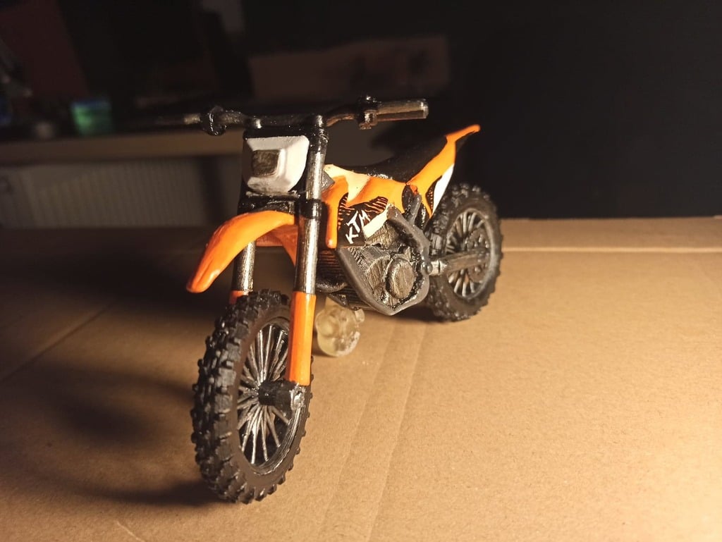 3D Printed Working FULL SUSPENSION Dirt bike / Enduro / Motocross