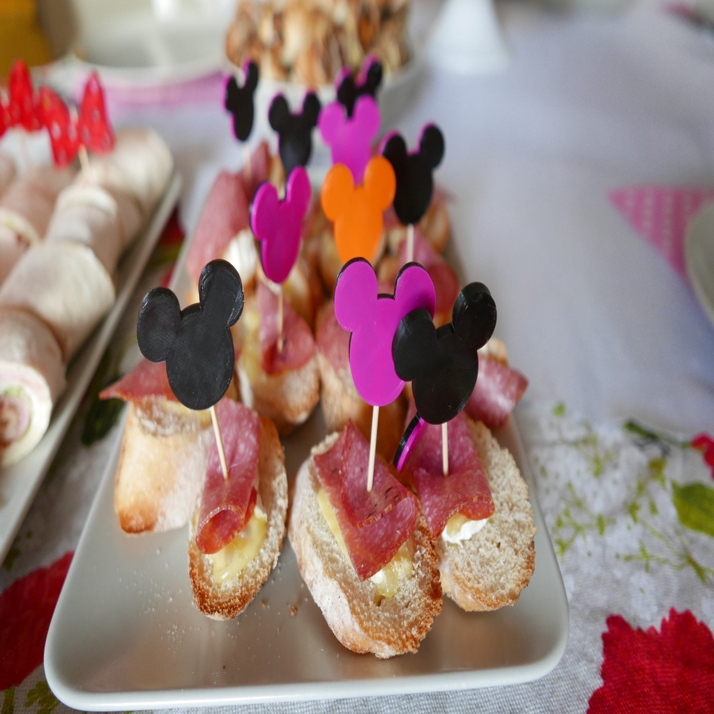 Mickey mouse sign food decor