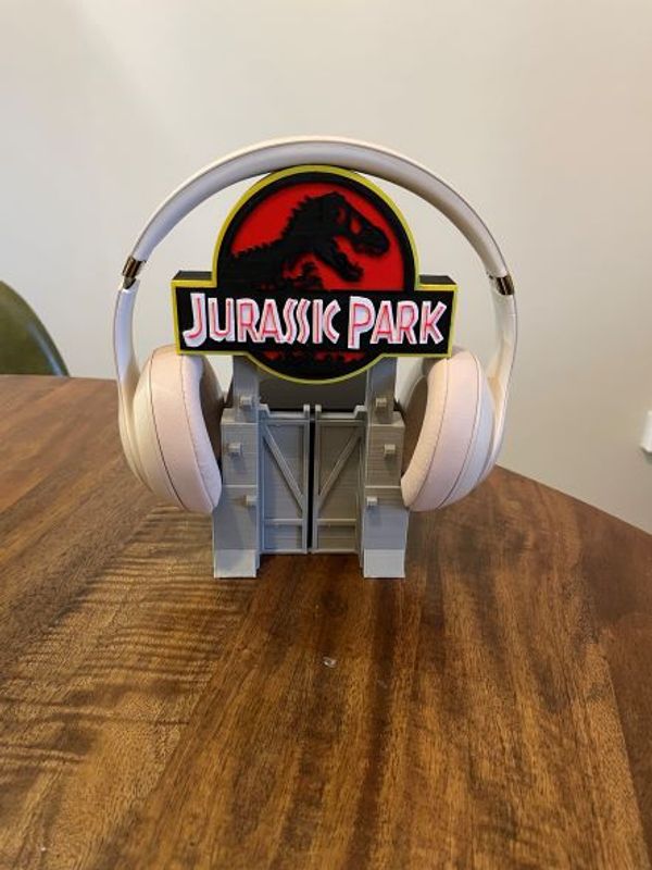 jurassic park headphone stand money box