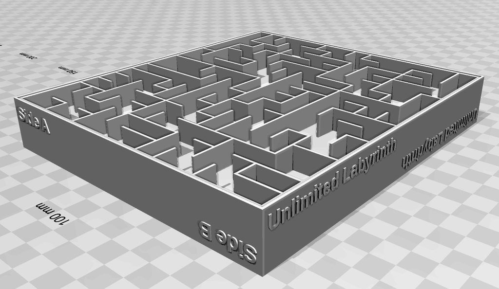 Unlimited Labyrinth Duplex v2.3 (Maze) hard - generate your own unique