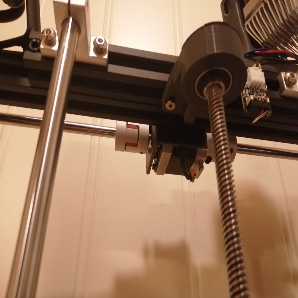 Ender 5 upgrade - Z axis lead screw fixed bearing support