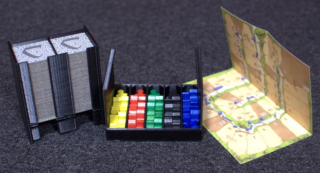 Customizable Carcassonne Box Tower+Cover