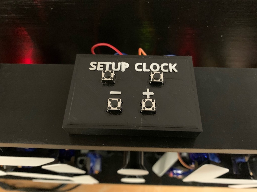 Digital clock - added extra button