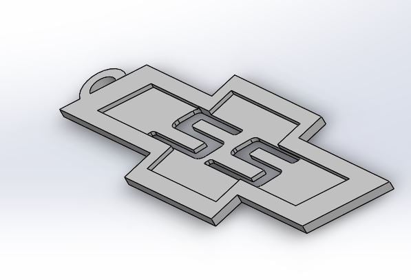 Chevy SS Keychain