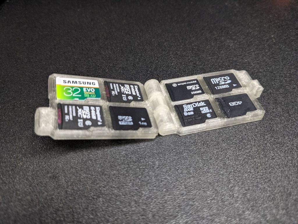 Minimal SD Card Wallet (micro sd only)