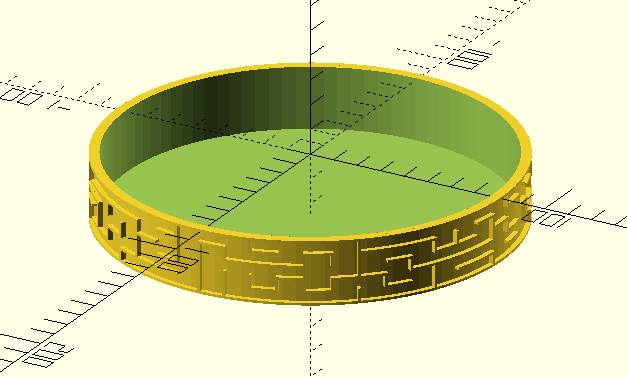 Random maze container generator