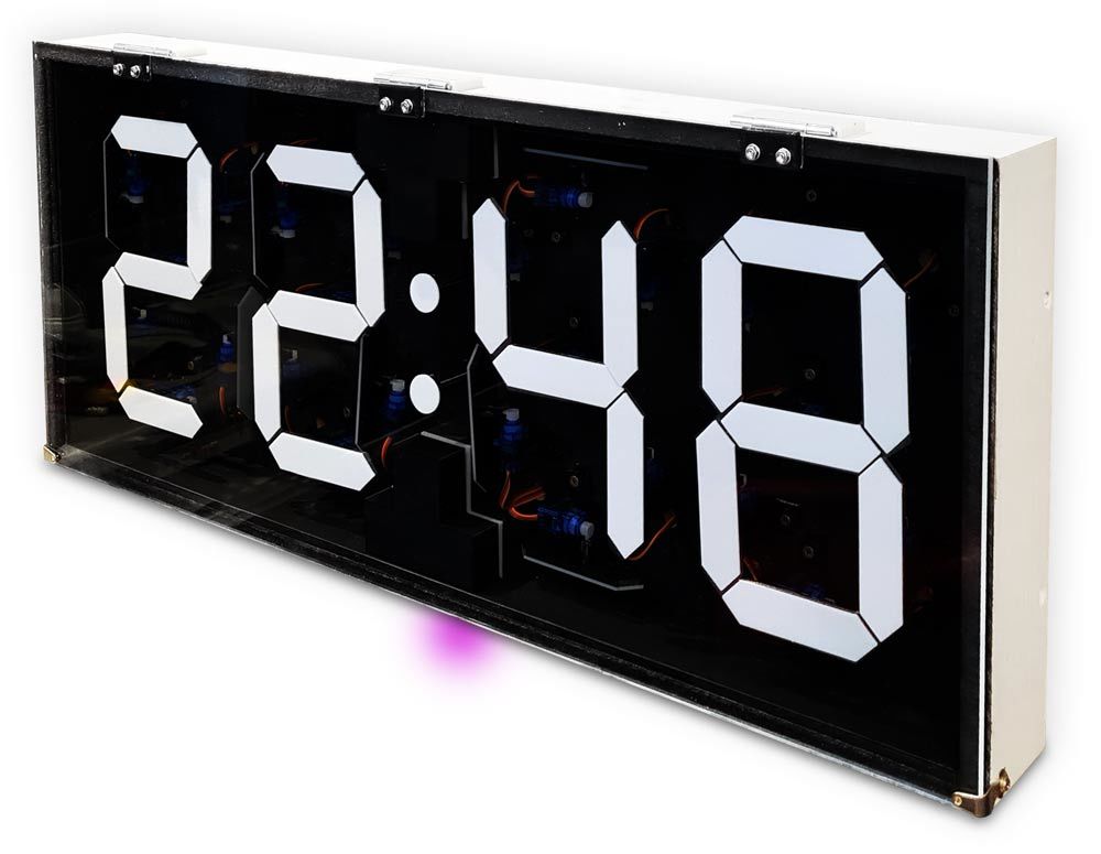 7 Segment Display Servo Clock