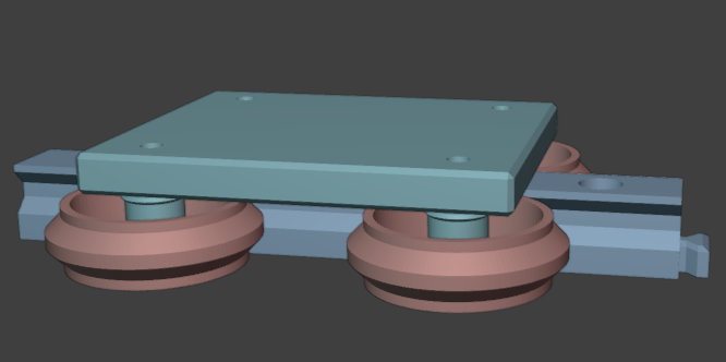 Snap-Together V-Groove Linear Rail Carriage