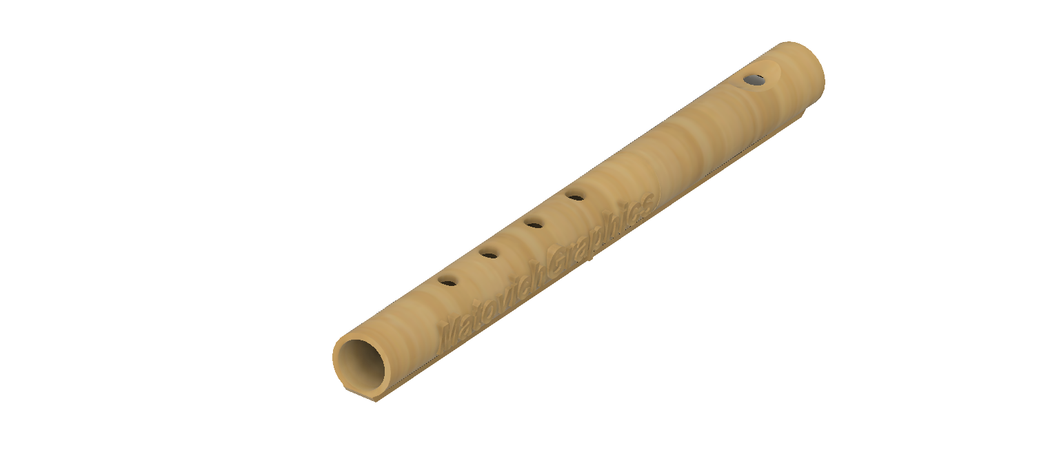 Tiny Cherokee 4 hole Whistle