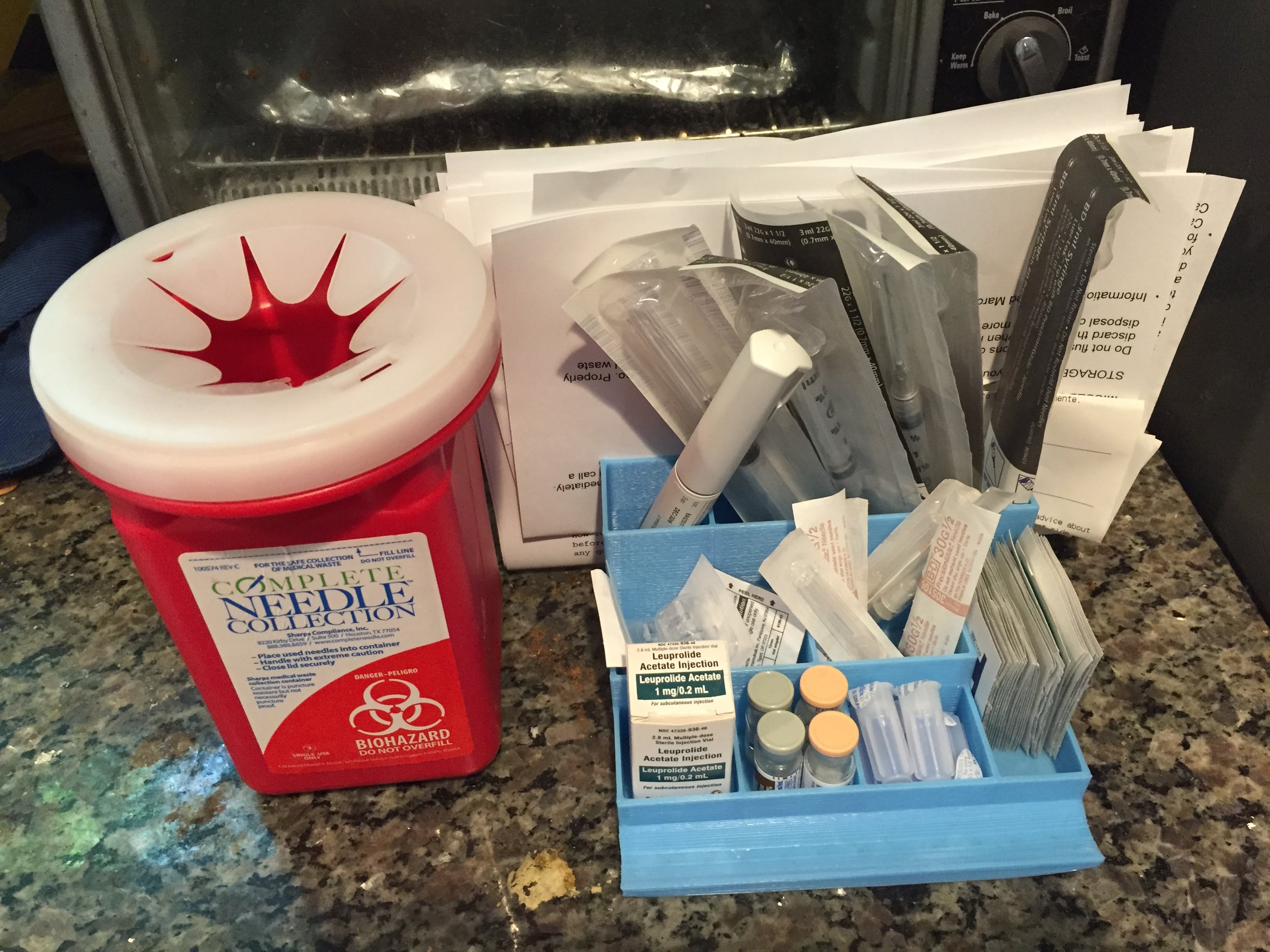 Medication Supplies Organizer for IVF