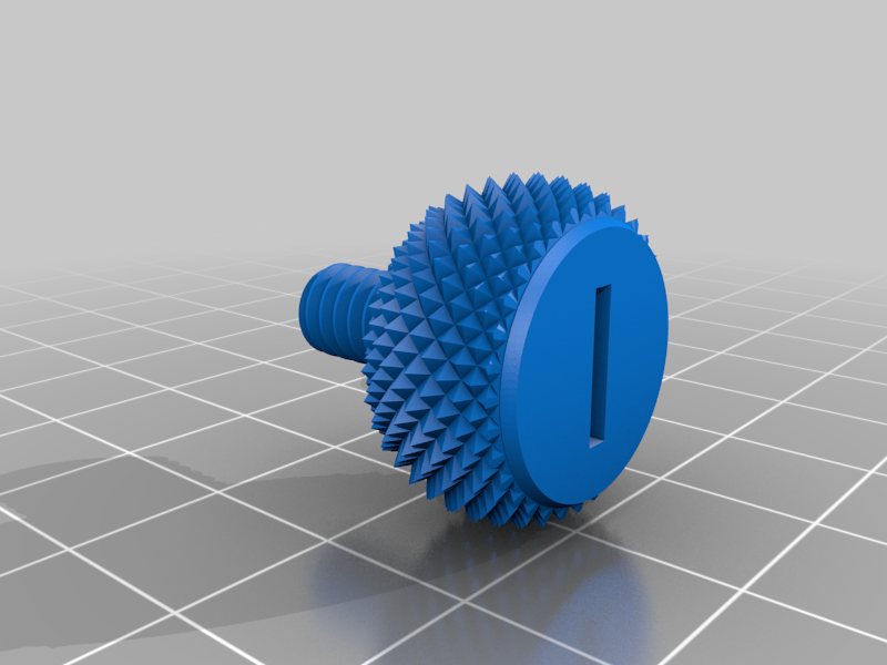 Yet another knurling bolt and nut tripod screw remix