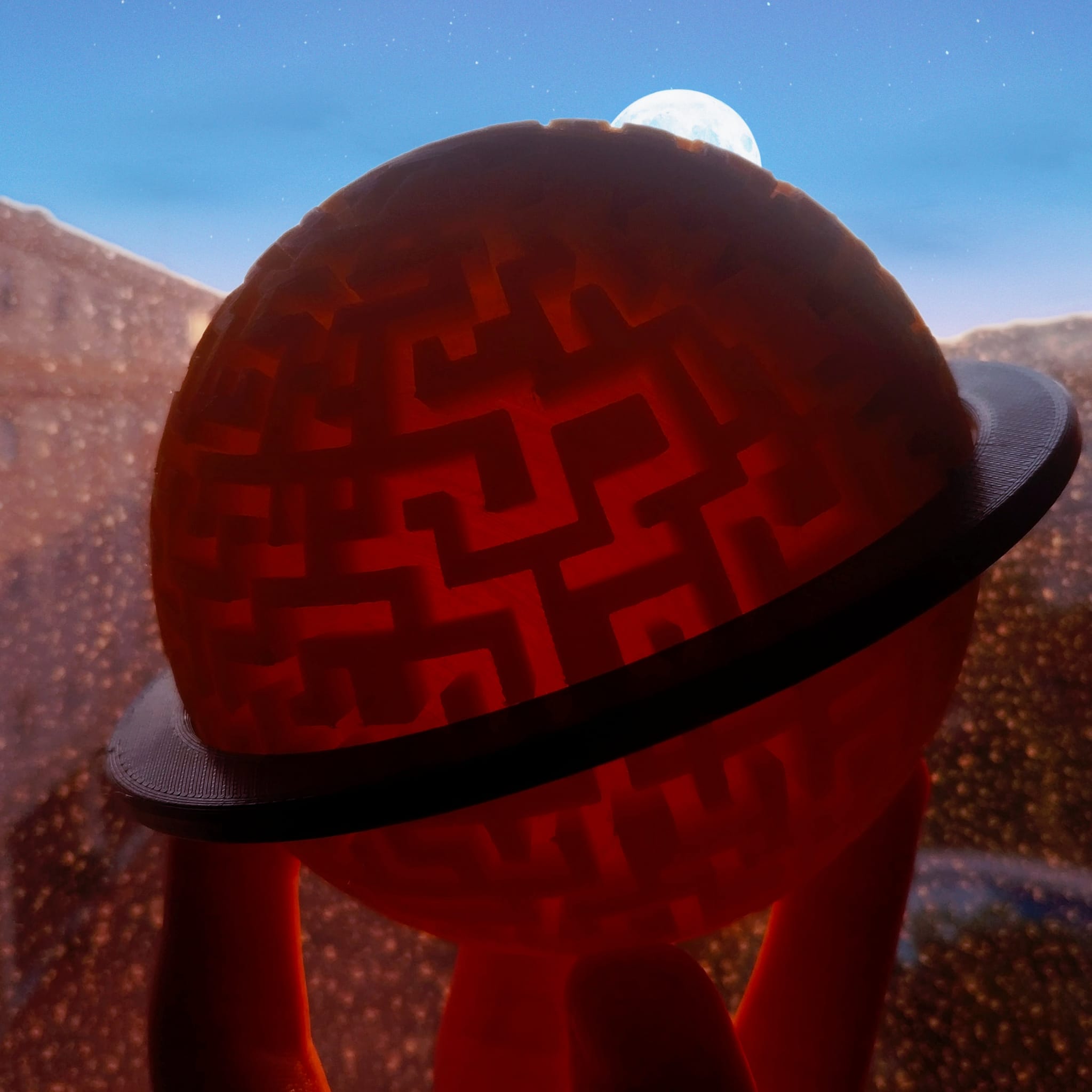 Saturn Maze Puzzle (Ring Fixed)