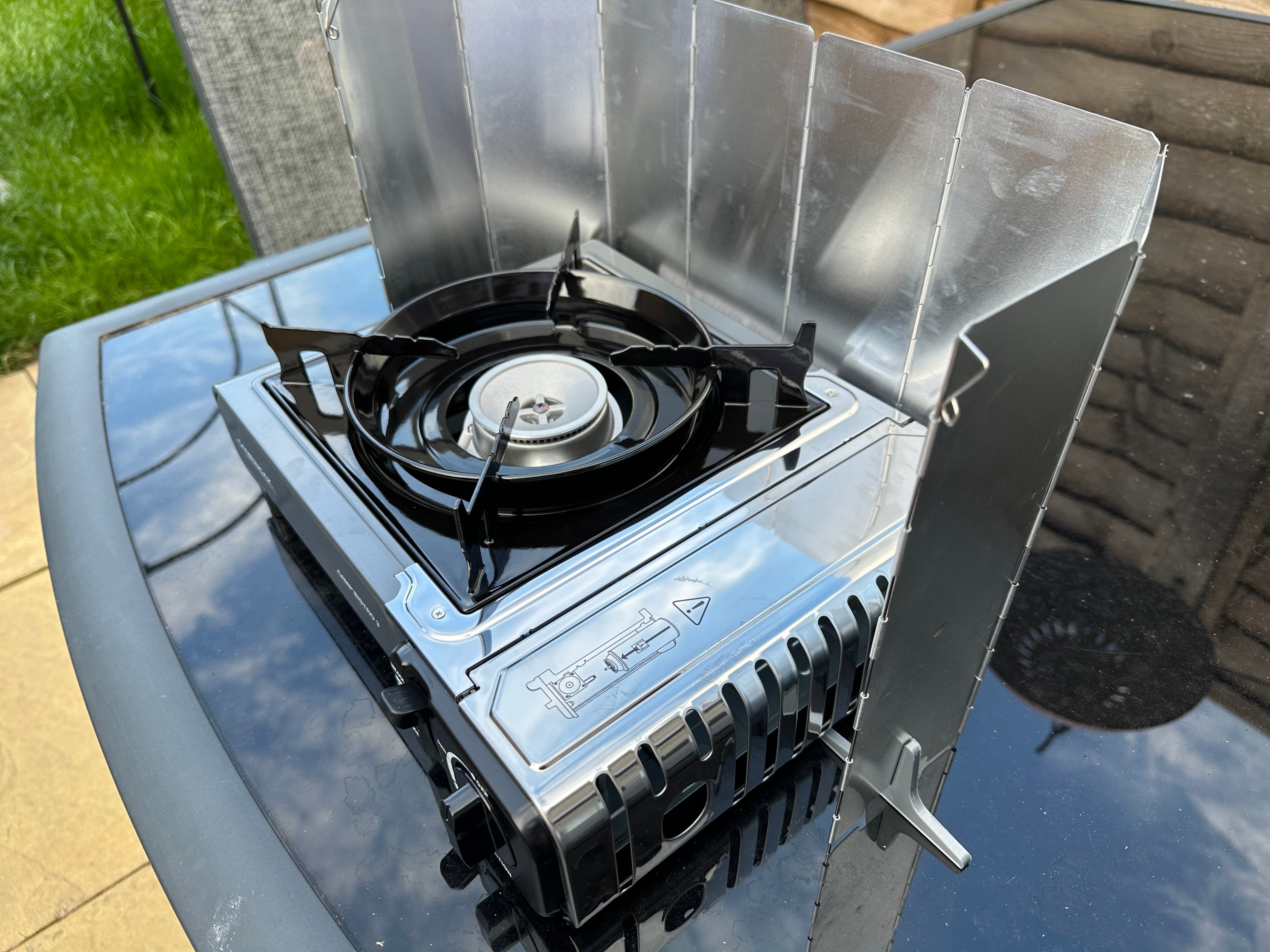 Clip-On Support Foot for Folding Windshield (Camping Stove Accessory)