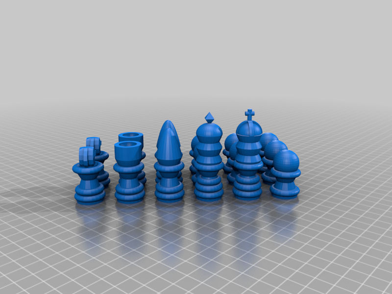 Round Chess Set