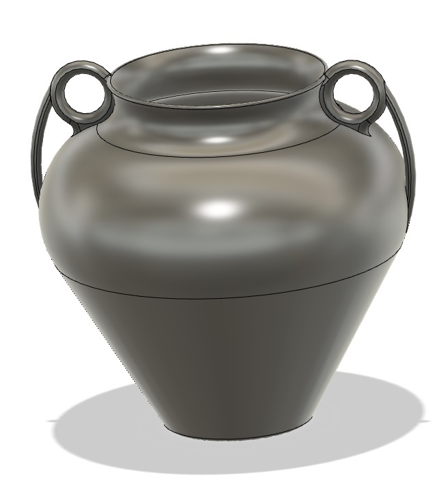 Vase With Round Handles