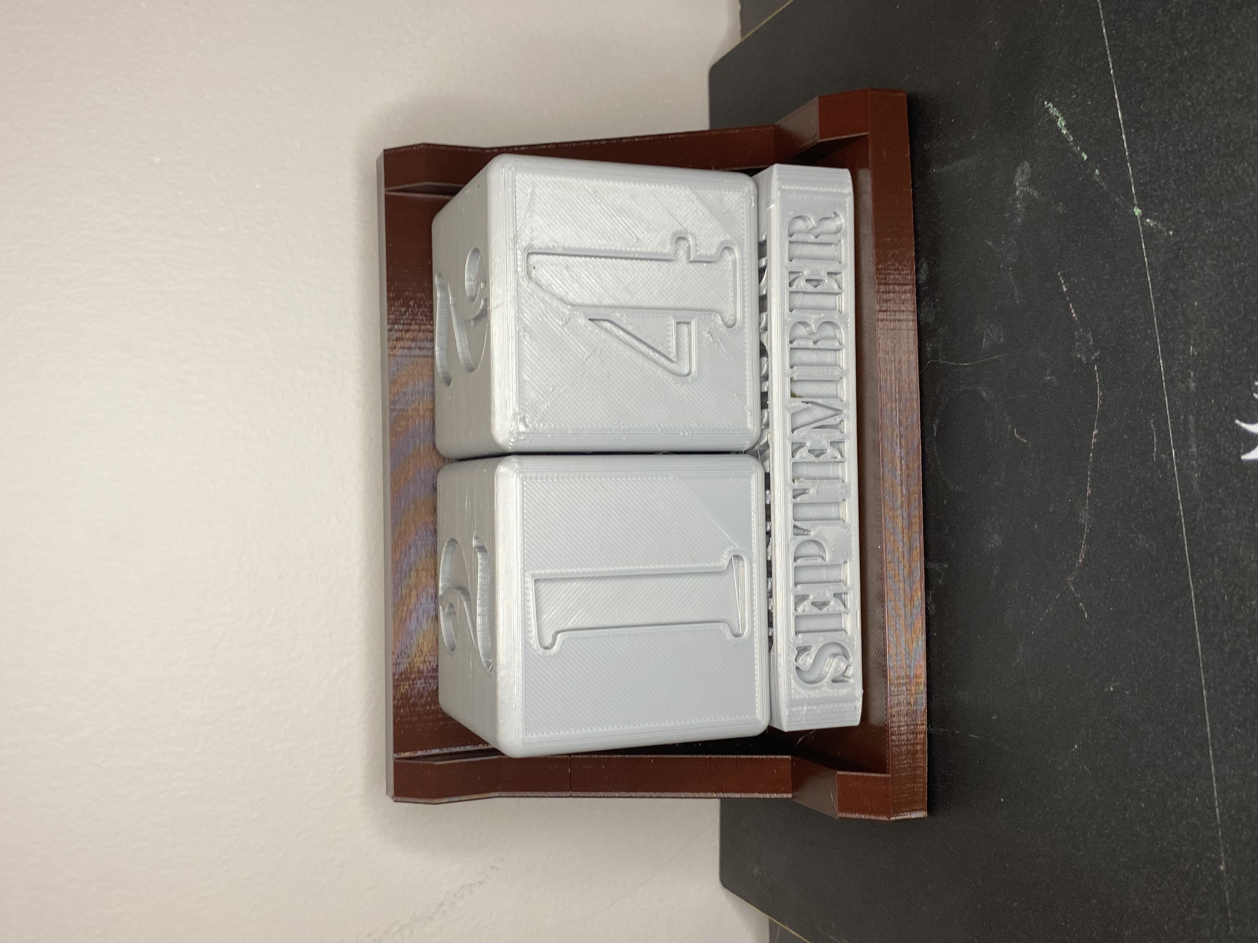 Calendar Cubes