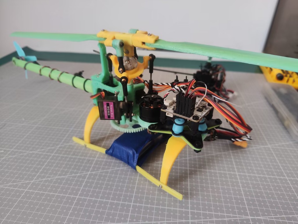 RC helicopter can fly