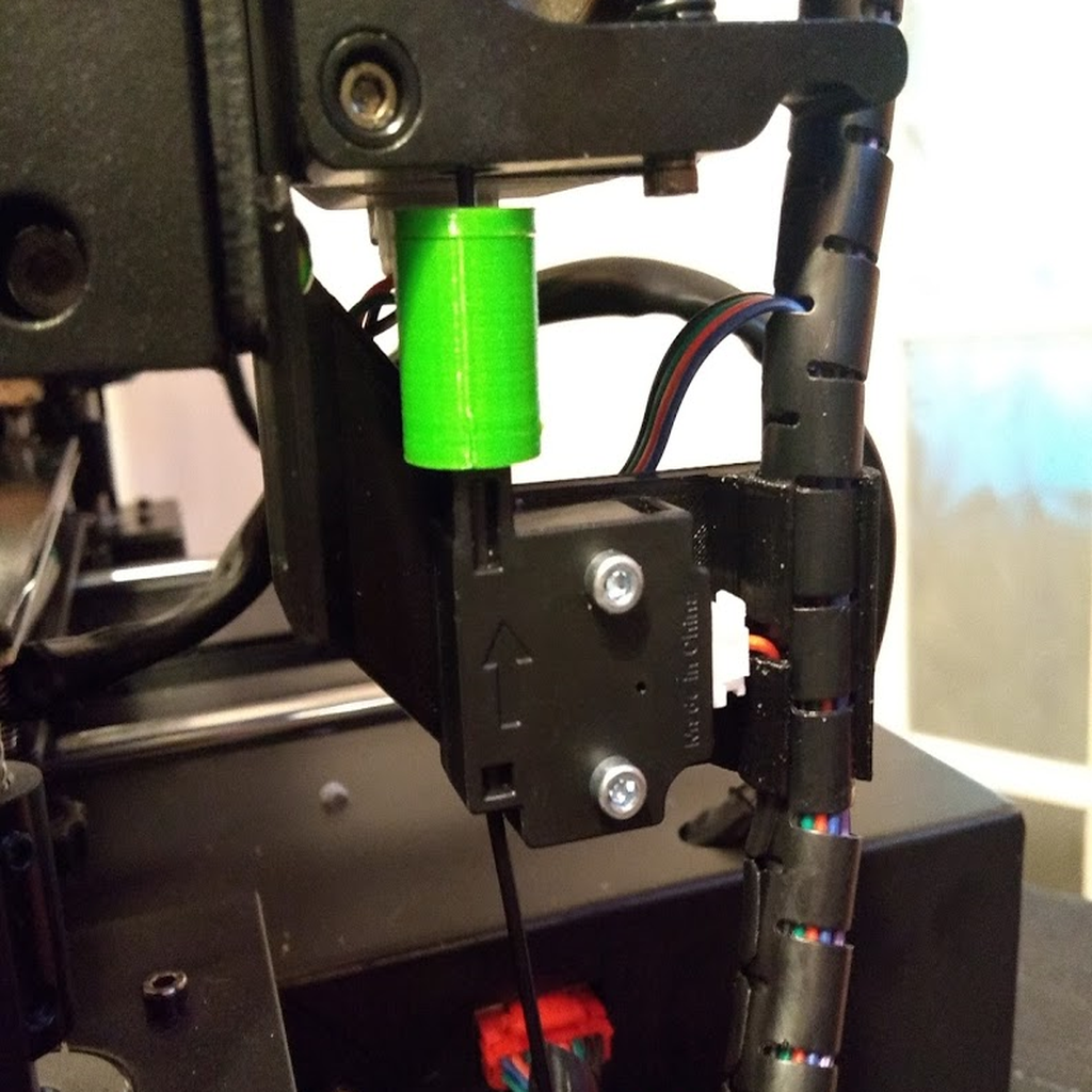 AnyCubic i3 Filament Sensor Mount and Loom Strain Relief