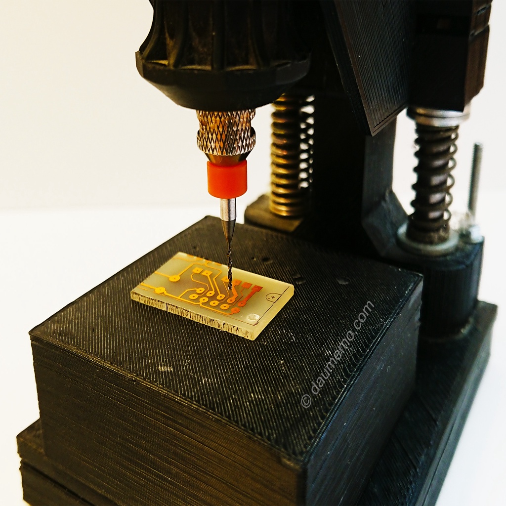 DIY drill press for a rotary tool (Dremel or similar)