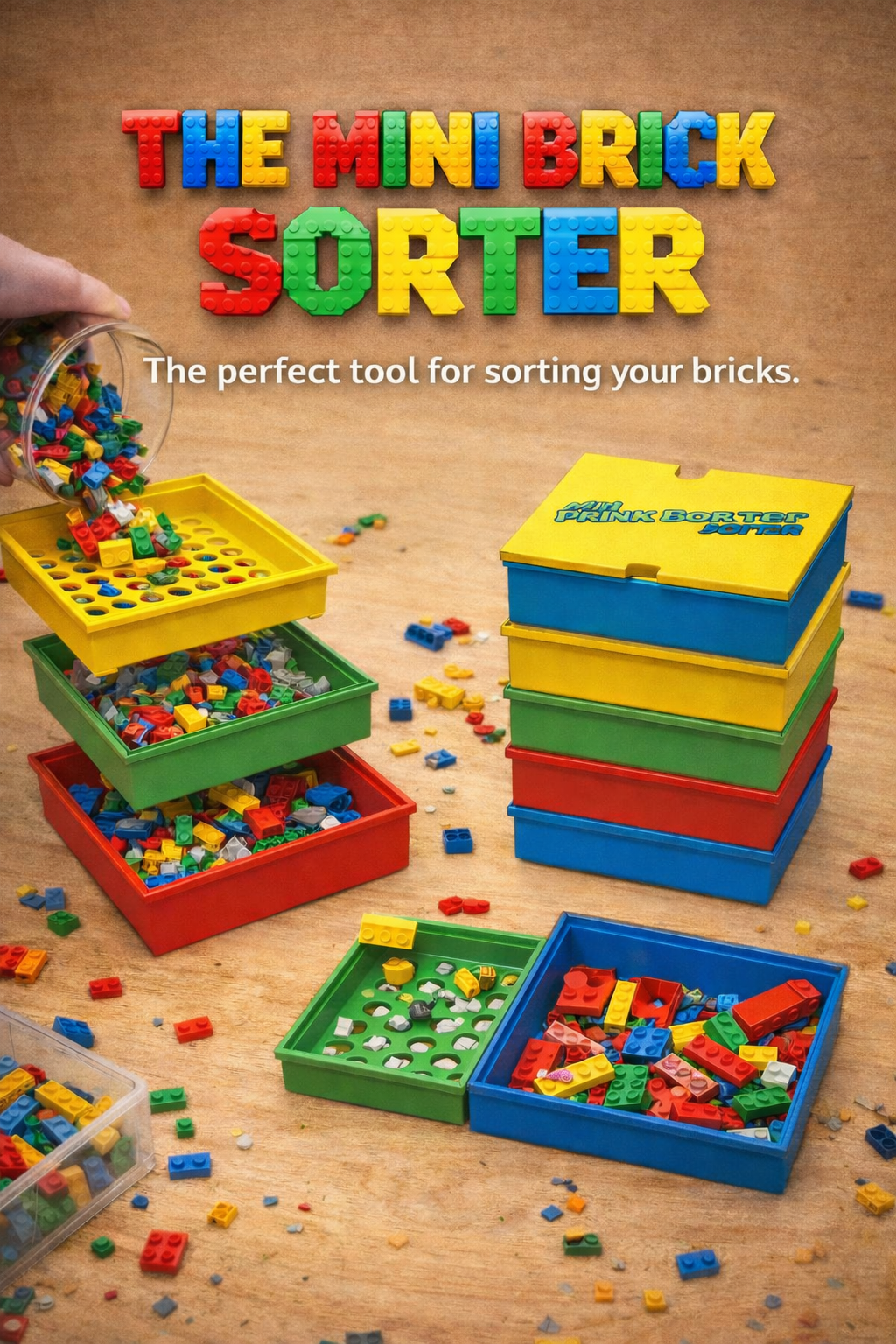 The Mini Brick Sorter - Lego Sorting Tool - Lego Tools