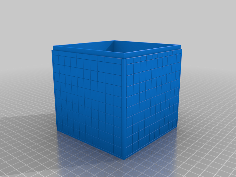  Demonstration cube: One liter equals one cubic decimeter