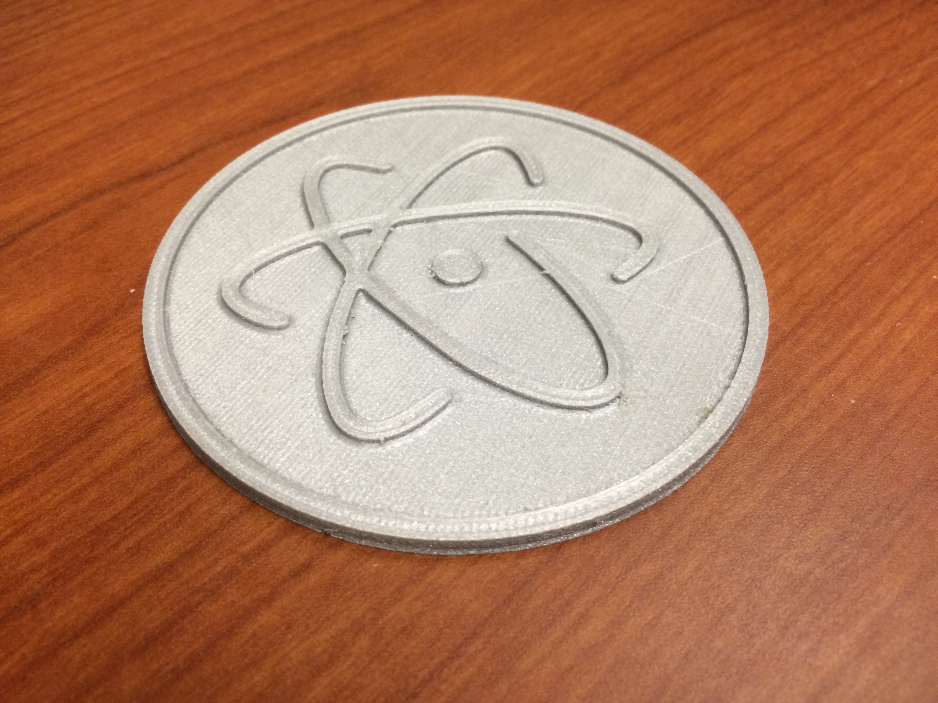 Atom Editor Coaster