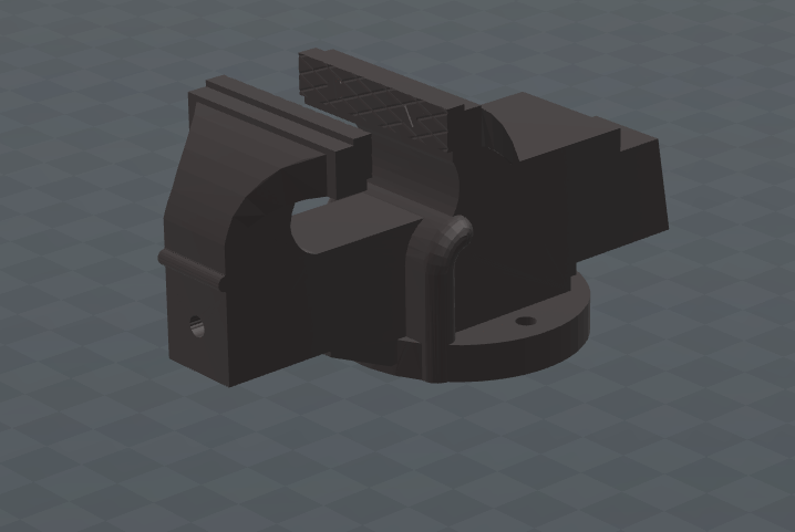 1/10th scale bench vice