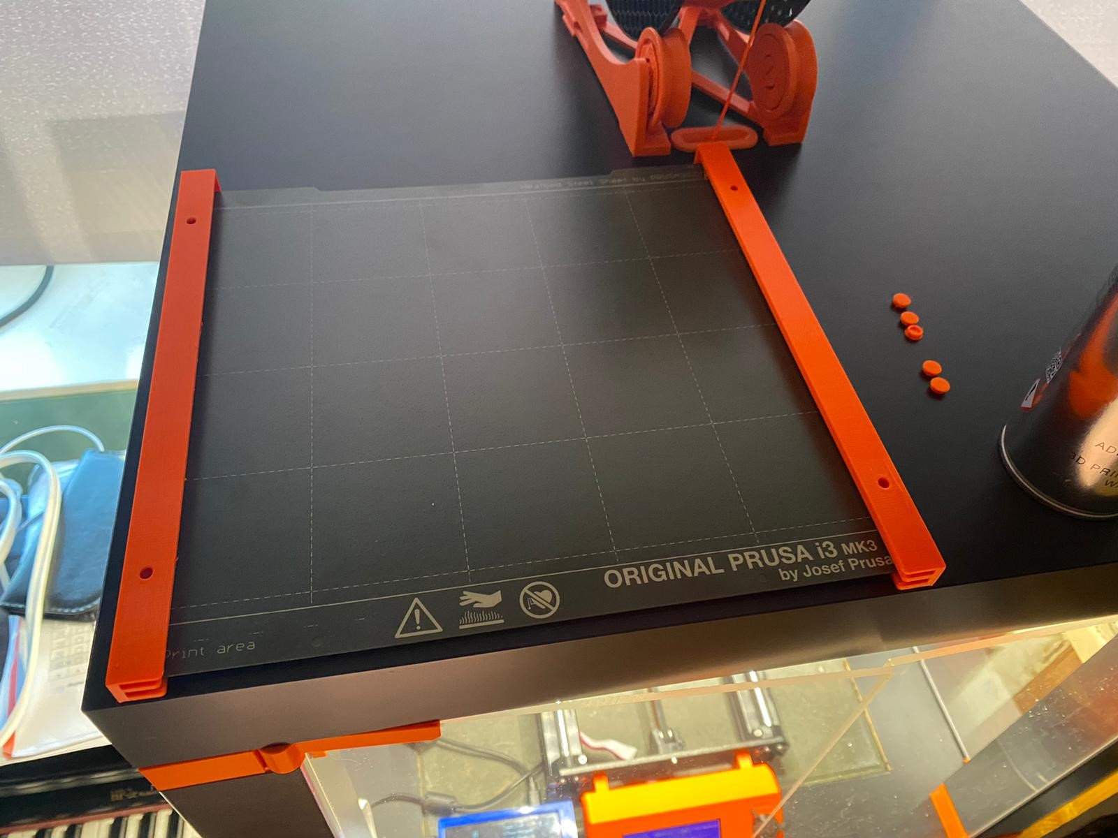 Prusa printbedsheet storage (ikea lack or under table)