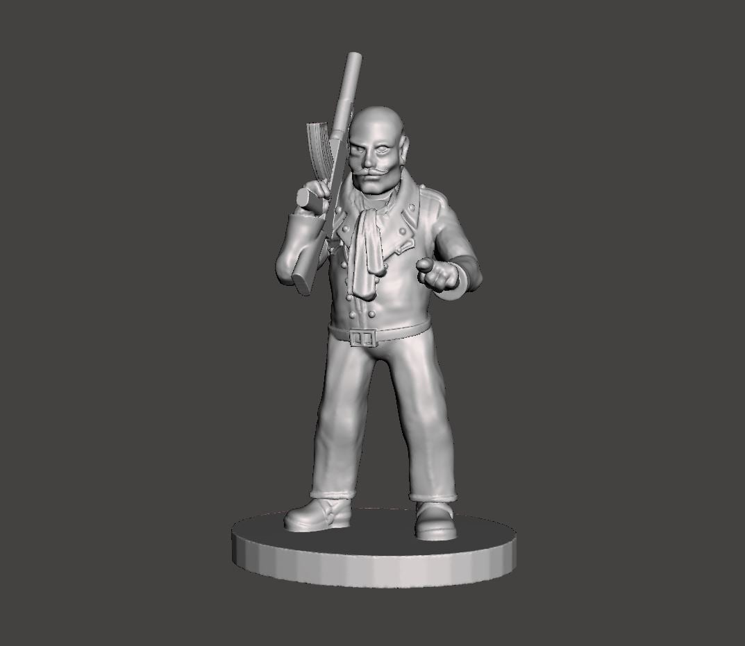 Fifi Macaffee Cop / Bronze 20mm Dark Future / Gasland Miniature