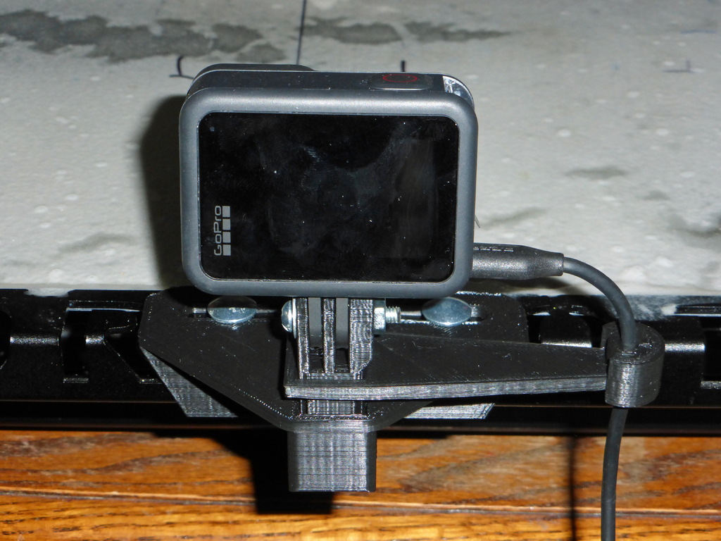 T-Rex build plate GoPro camera mount