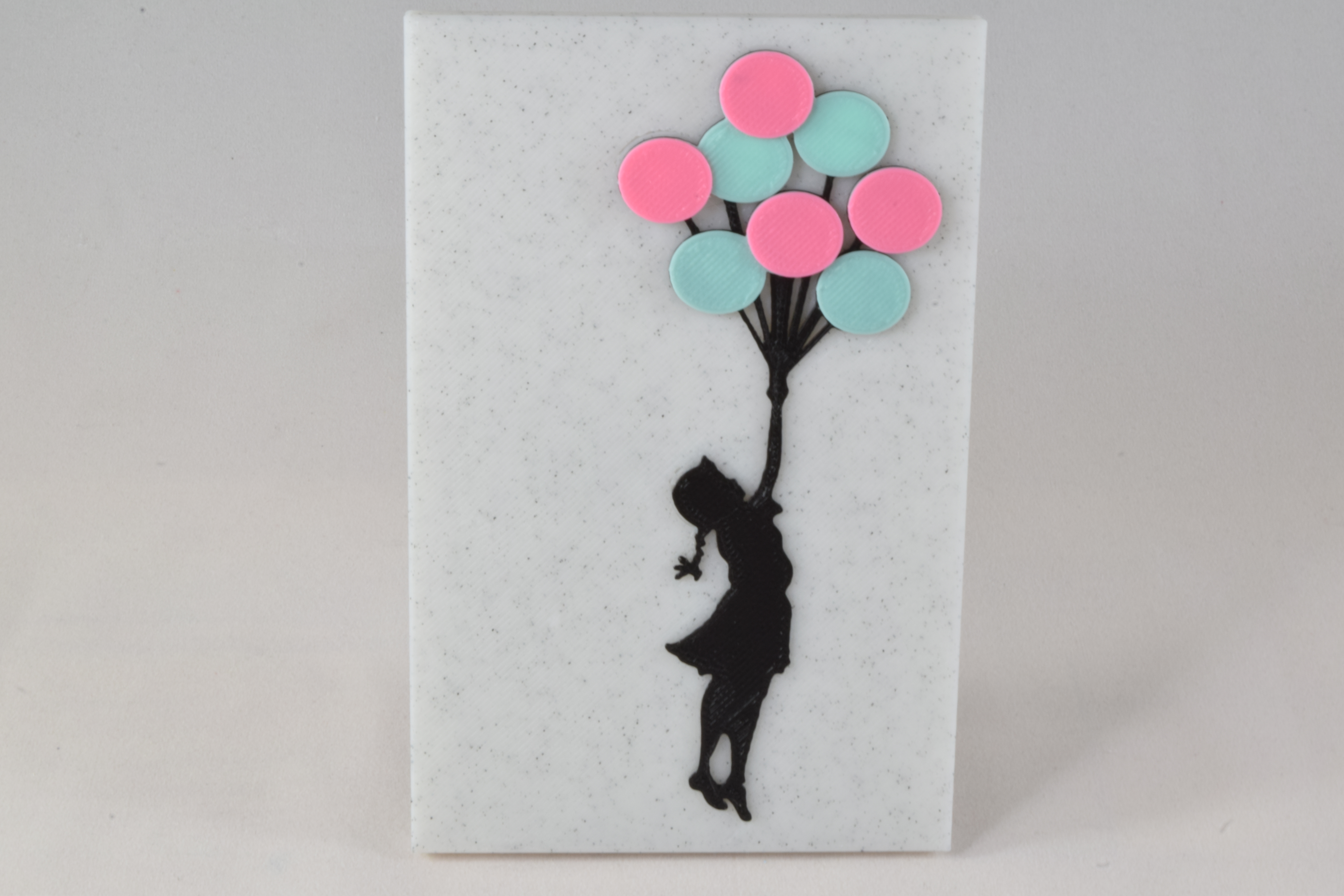 Banksy "Balloon Girl" Stencil Graffiti Art