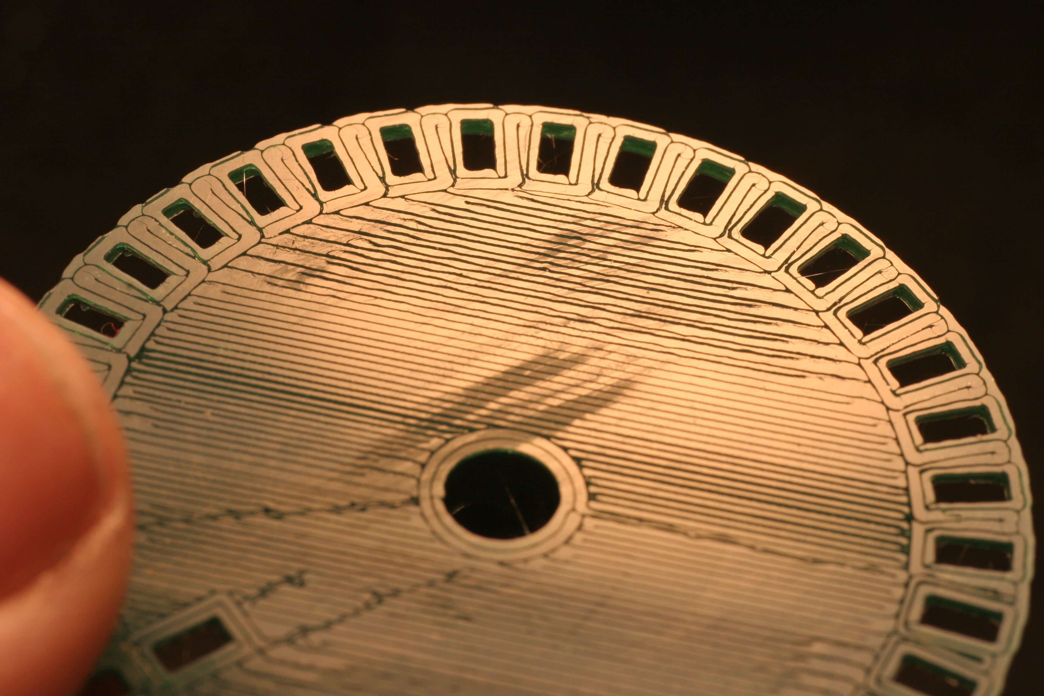 32-slot encoder wheel