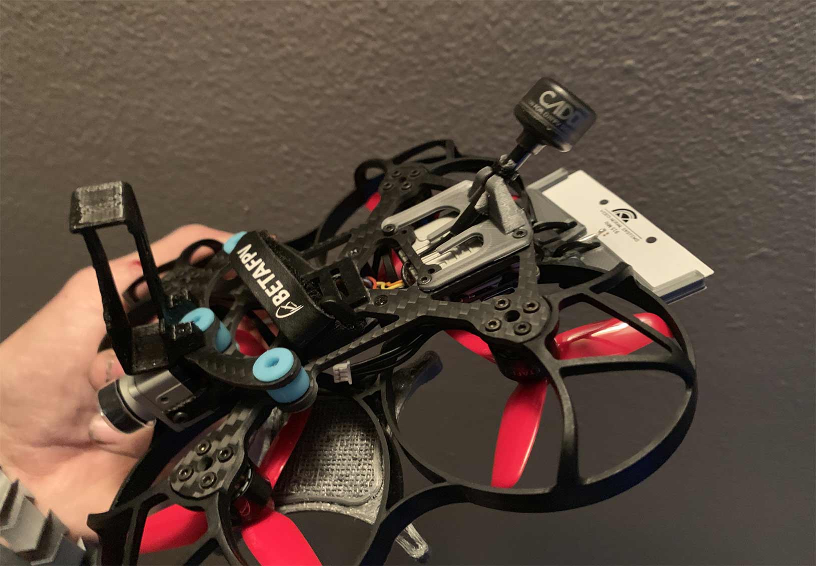 Beta95x V2 Pusher DJI Caddx Vista Antenna Mount (NEW BETAFPV STYLE)